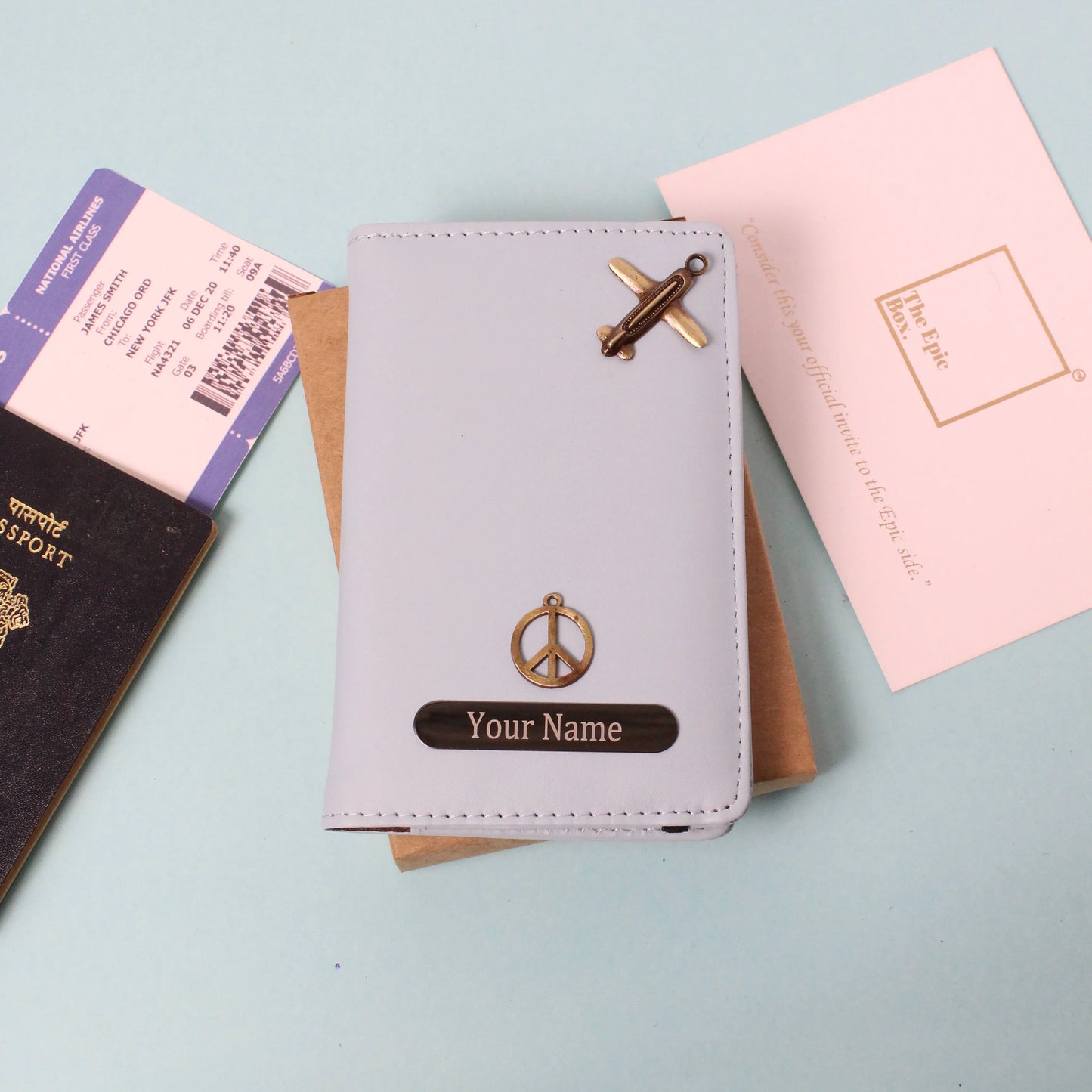 Personalized Travelmate Passport Cover - Pack Of 2