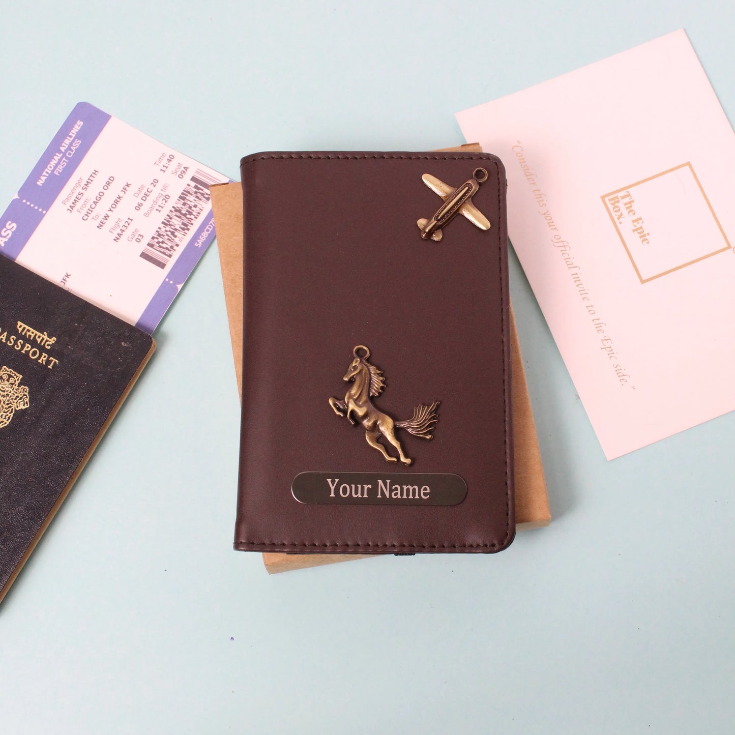 Personalized Travelmate Passport Cover - Pack Of 2