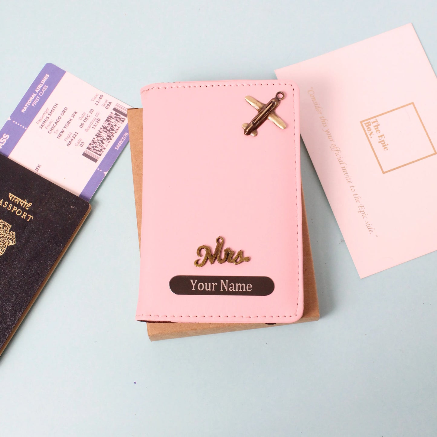 Personalized Travelmate Passport Cover - Pack Of 2