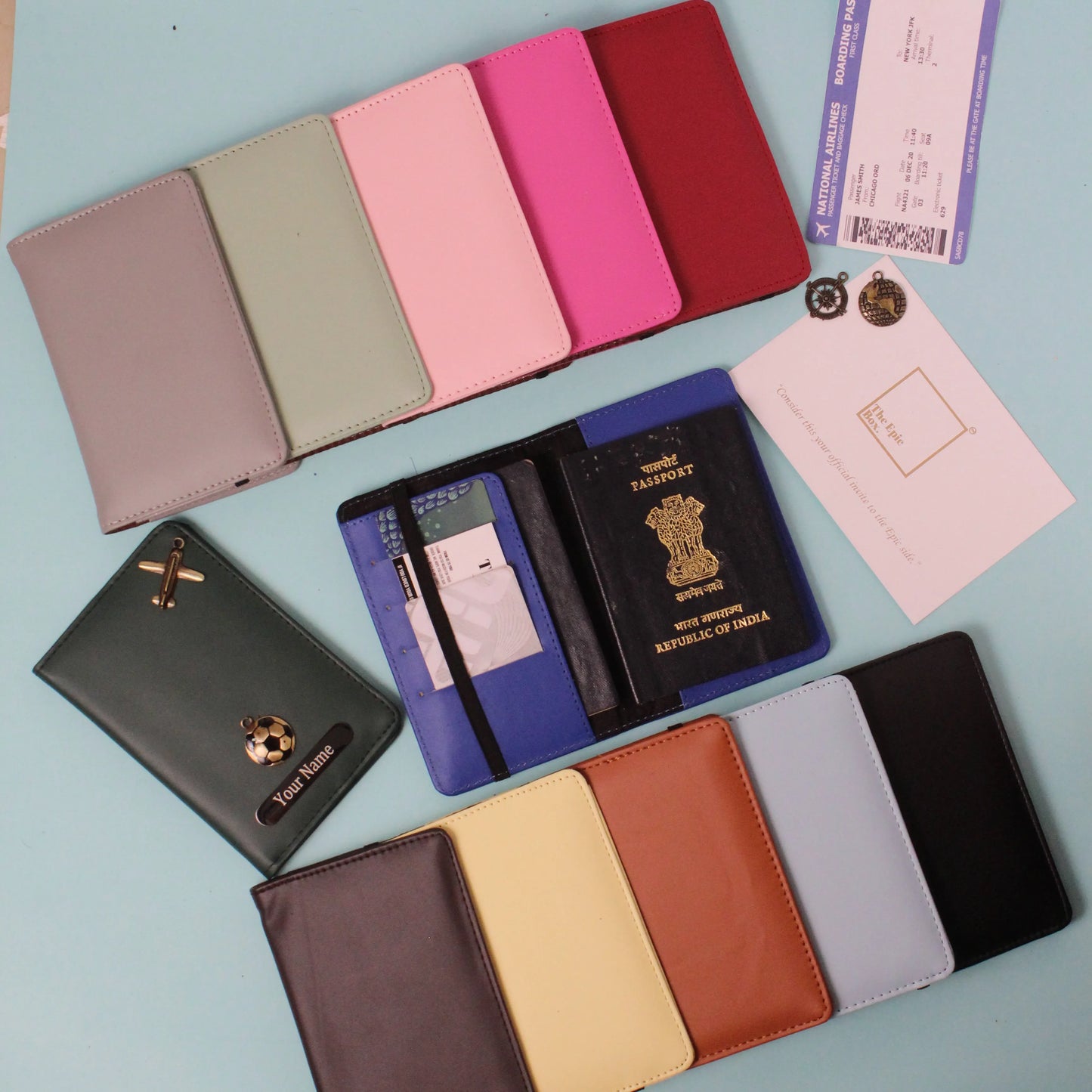 Personalized Travelmate Passport Cover - Pack Of 2