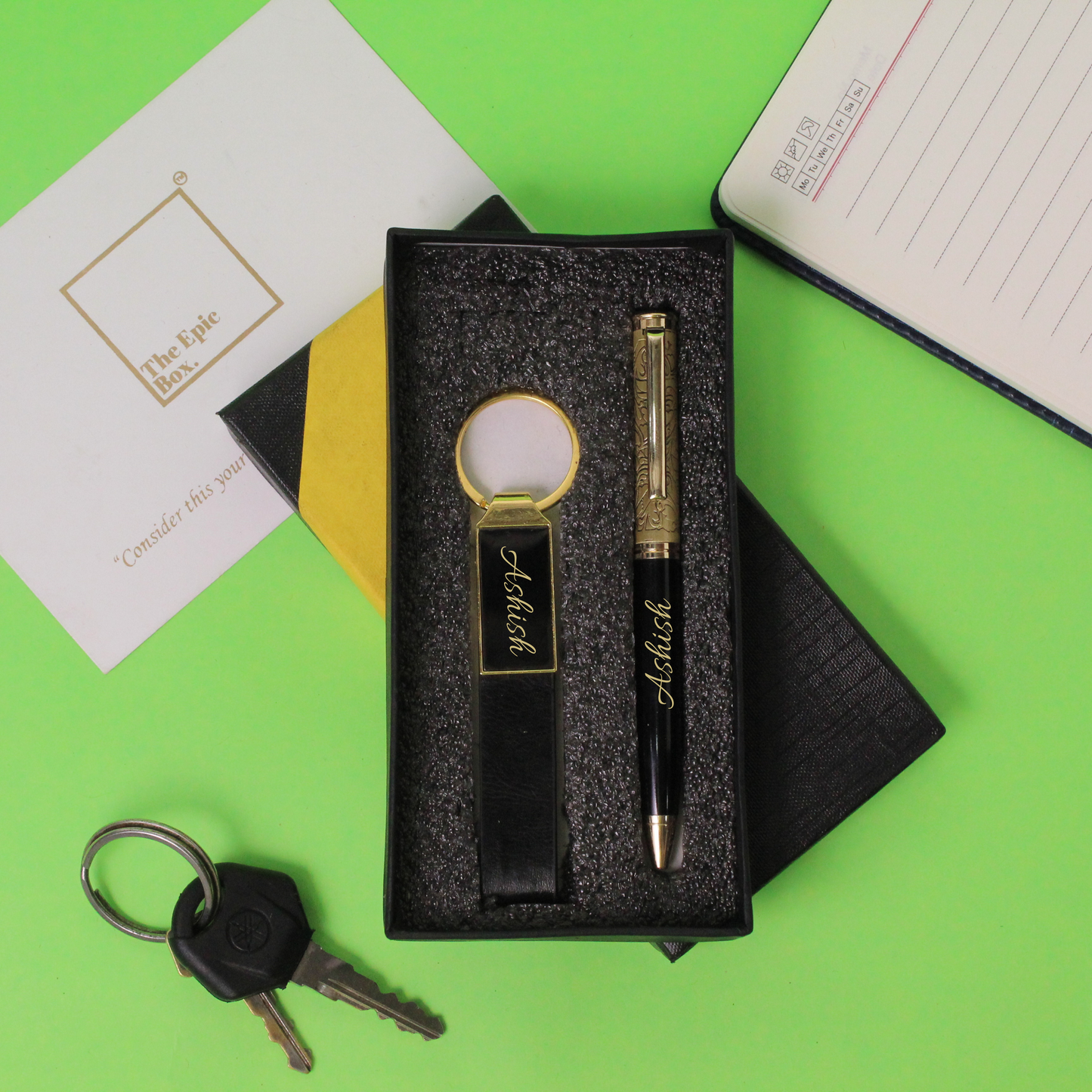 Personalized Regal Pen & Keychain Combo