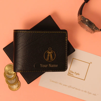 Personalized Ridge Texture Wallet