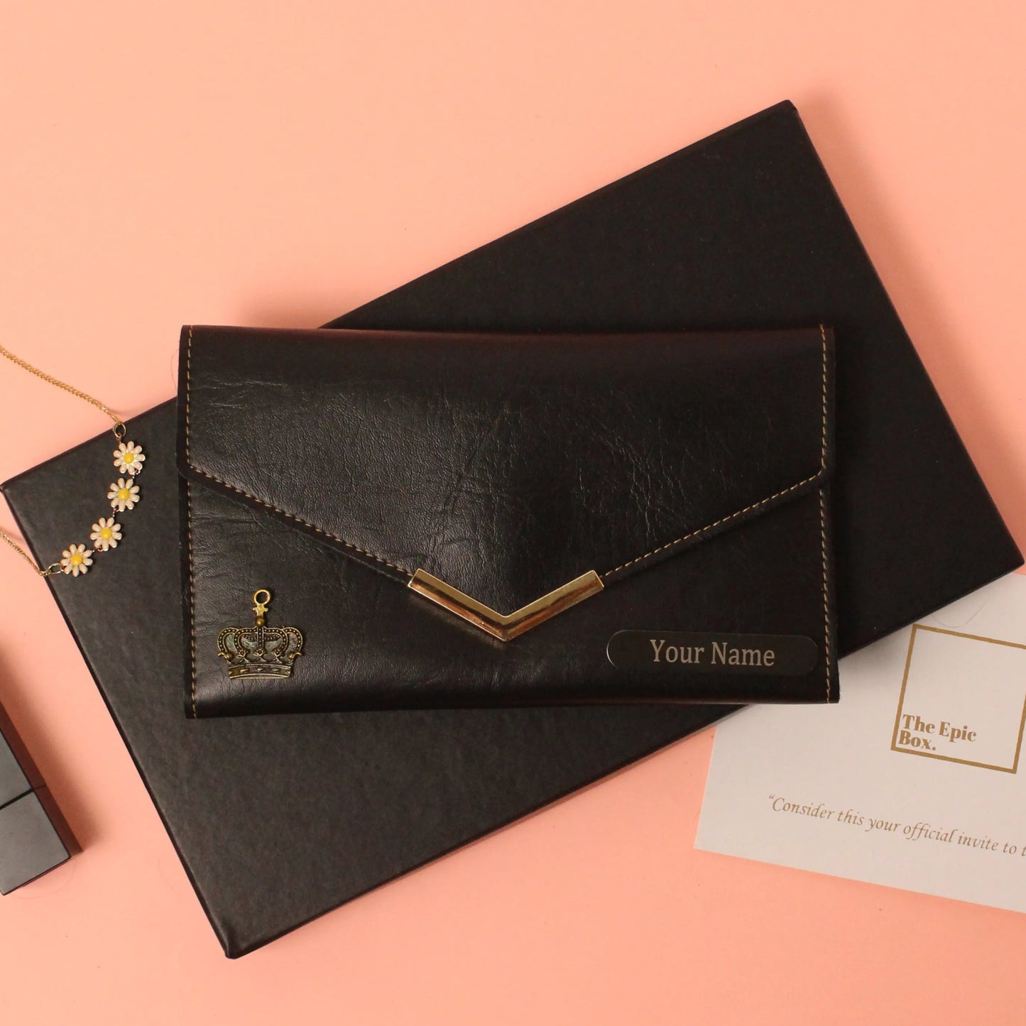 Personalized Ridge Texture Clutch