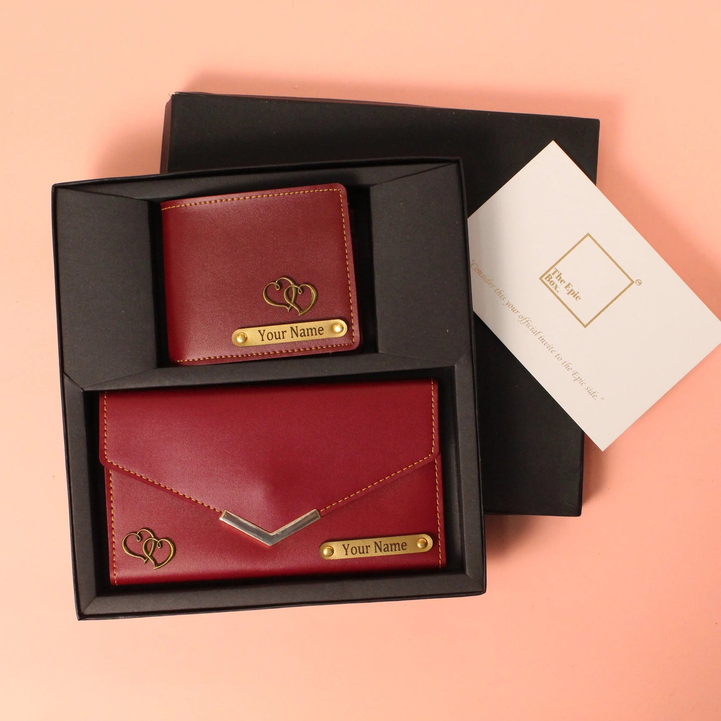 Personalized Classic Texture Couple Combo