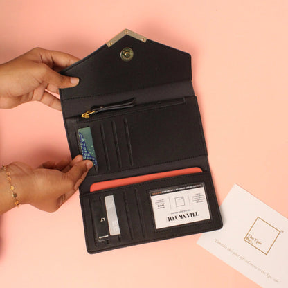 Personalized Pebble Texture Clutch