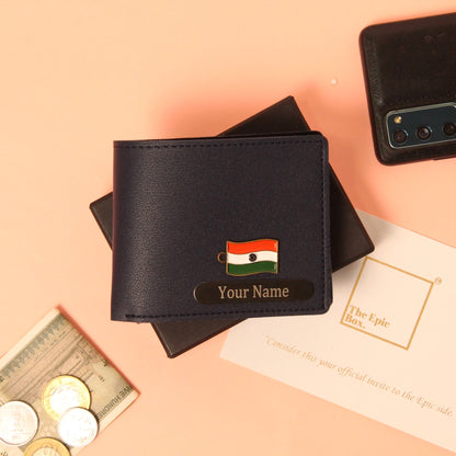 Personalized Pebble Texture Wallet