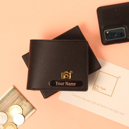 Personalized Pebble Texture Wallet