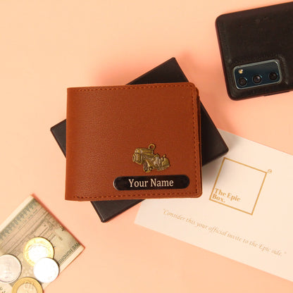 Personalized Pebble Texture Wallet