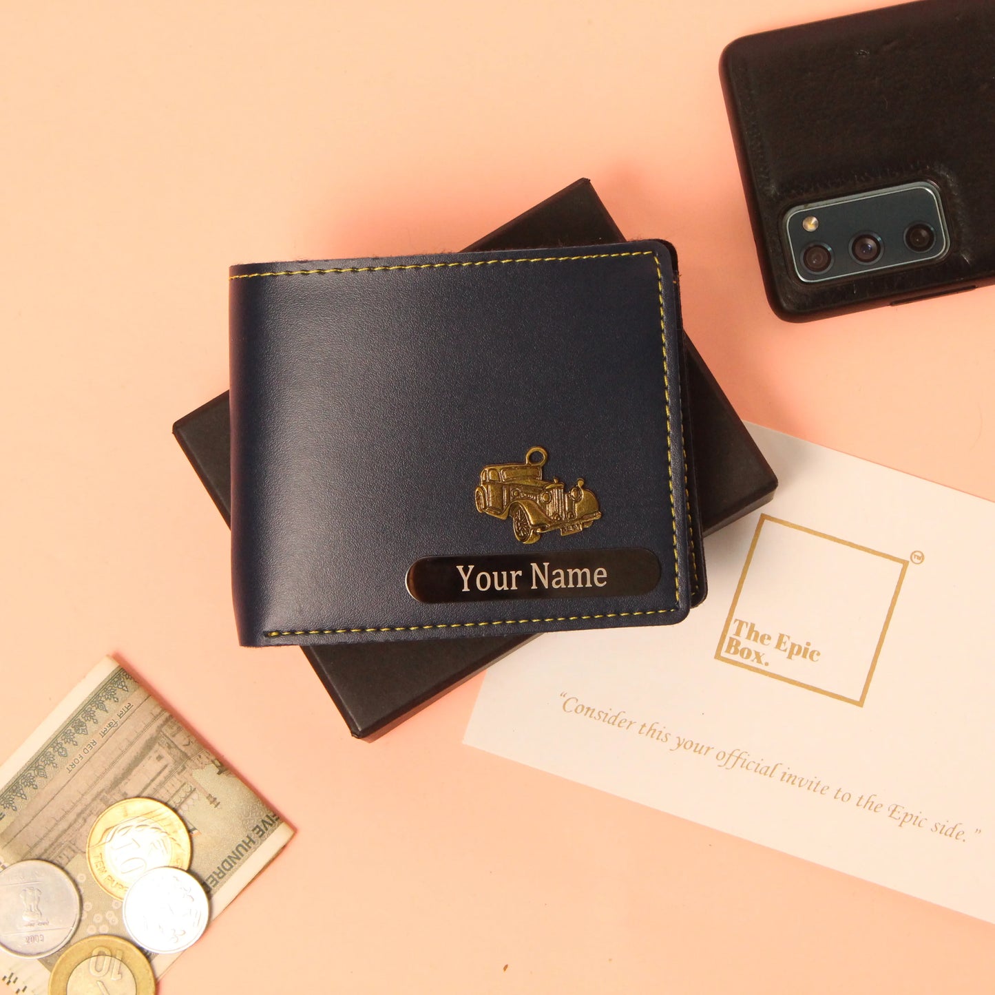 Personalized Classic Texture Wallet
