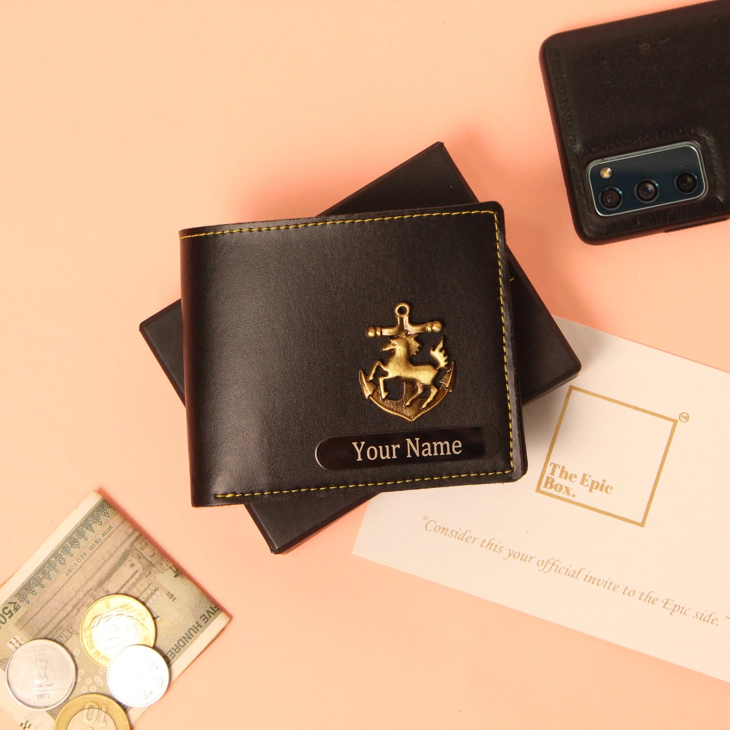 Personalized Classic Texture Wallet
