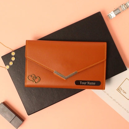 Personalized Classic Texture Clutch