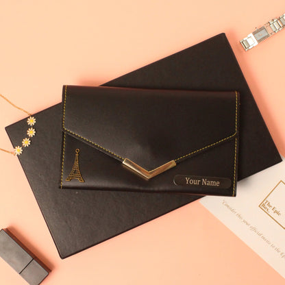 Personalized Classic Texture Clutch