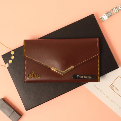 Personalized Classic Texture Clutch