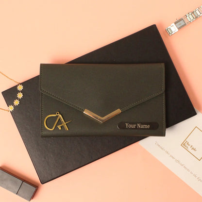 Personalized Pebble Texture Clutch