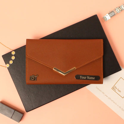 Personalized Pebble Texture Clutch
