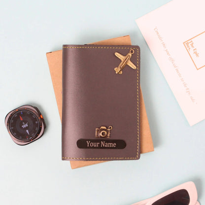 Personalized Classic Texture Passport Cover