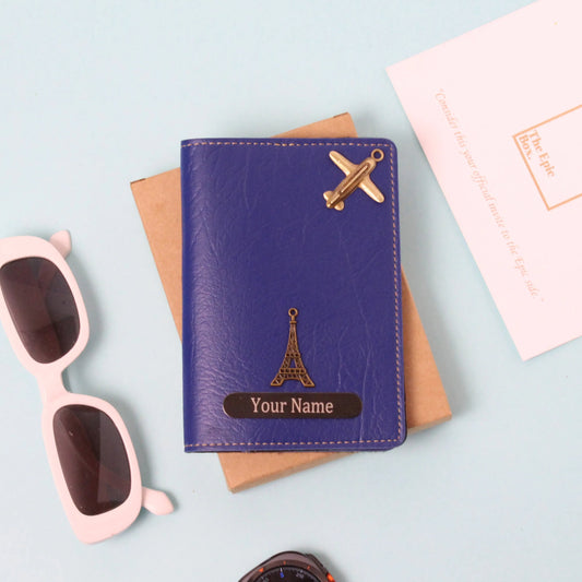 Personalized Ridge Texture Passport Cover