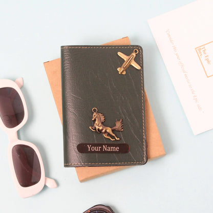 Personalized Ridge Texture Passport Cover