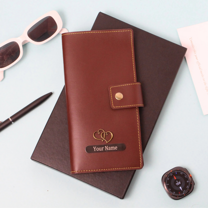 Personalized Classic Texture Travel Wallet