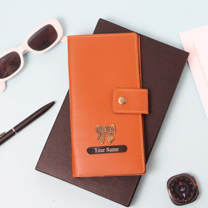 Personalized Classic Texture Travel Wallet