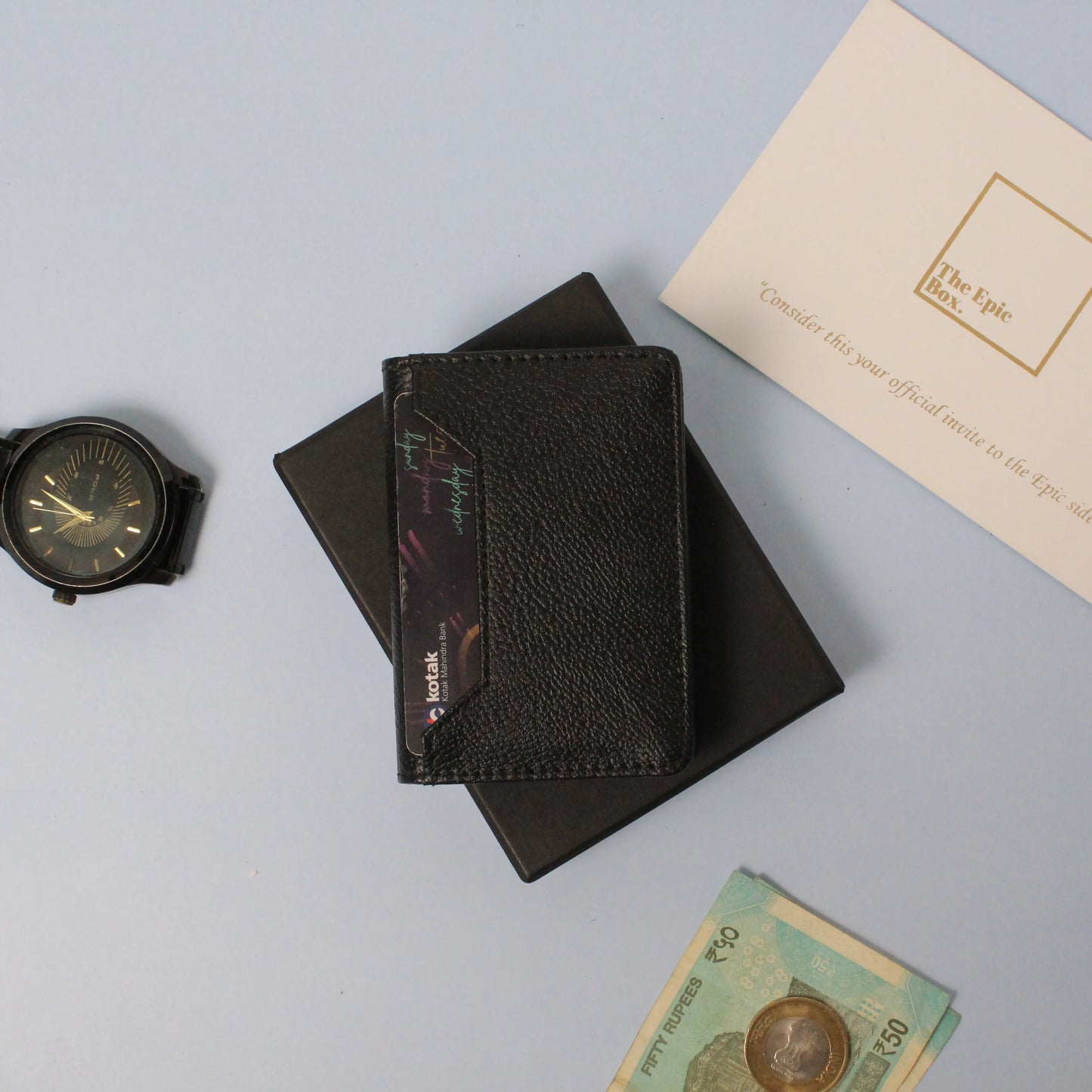 Personalized SmartPull RFID-Protected Cardholder With Cover