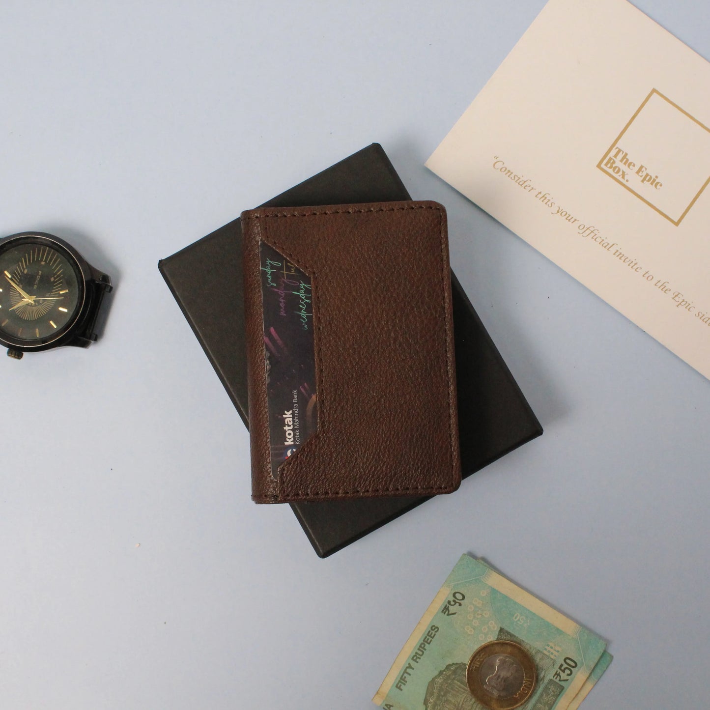 Personalized SmartPull RFID-Protected Cardholder With Cover