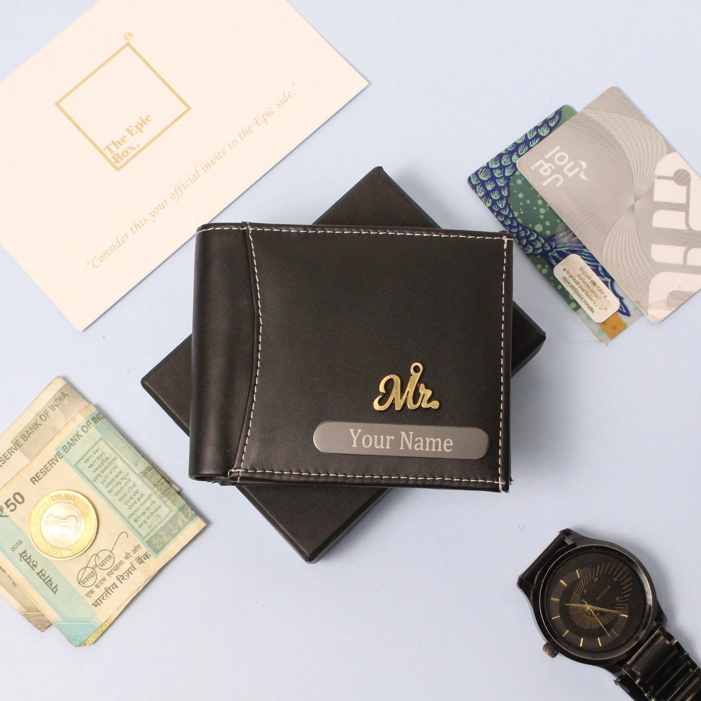 Personalized 12 Card Slot Wallet