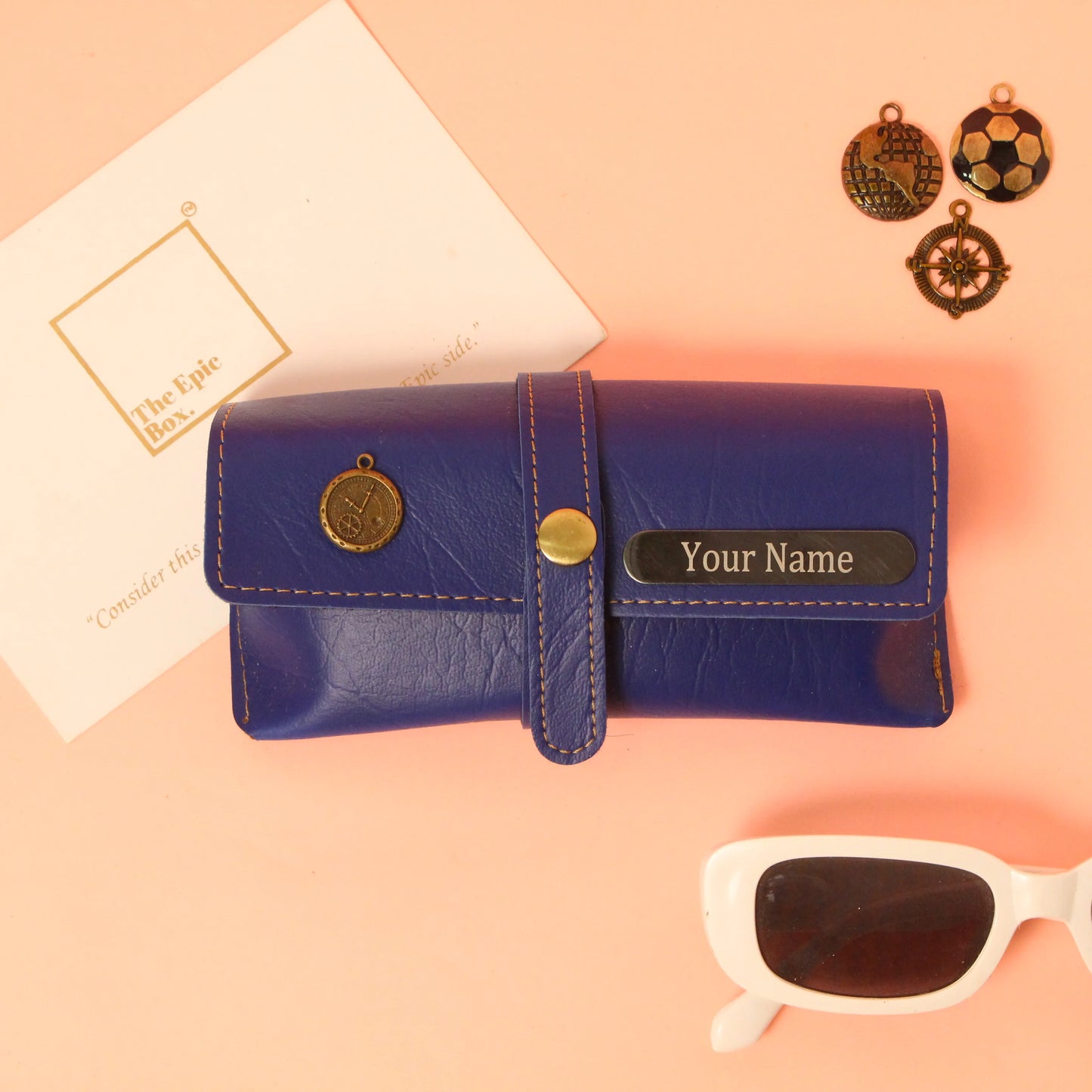 Personalized Ridge Texture Sunglass Cover