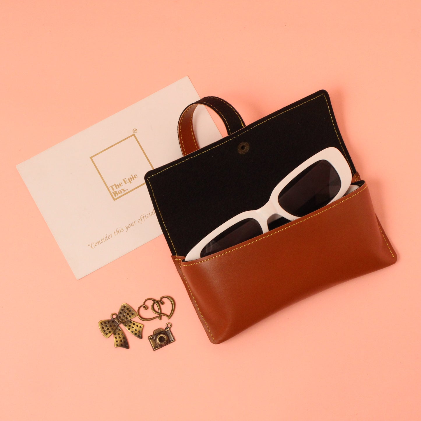 Personalized Classic Texture Sunglass Cover