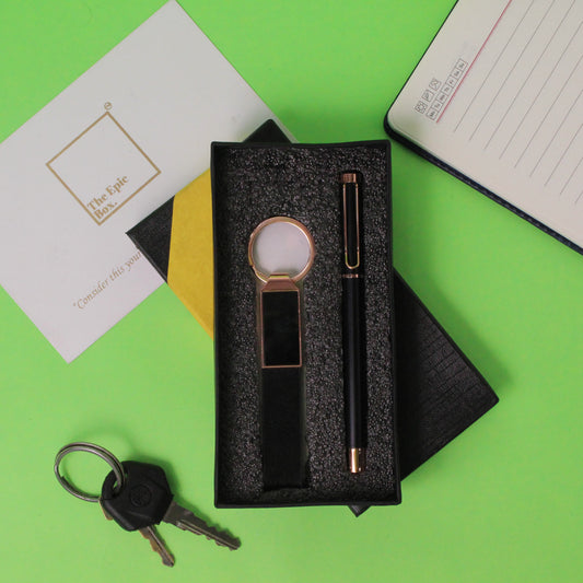 Personalized Cultured Pen & Keychain Combo