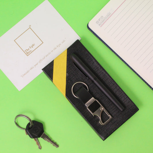 Personalized Classy Pen & Keychain Combo
