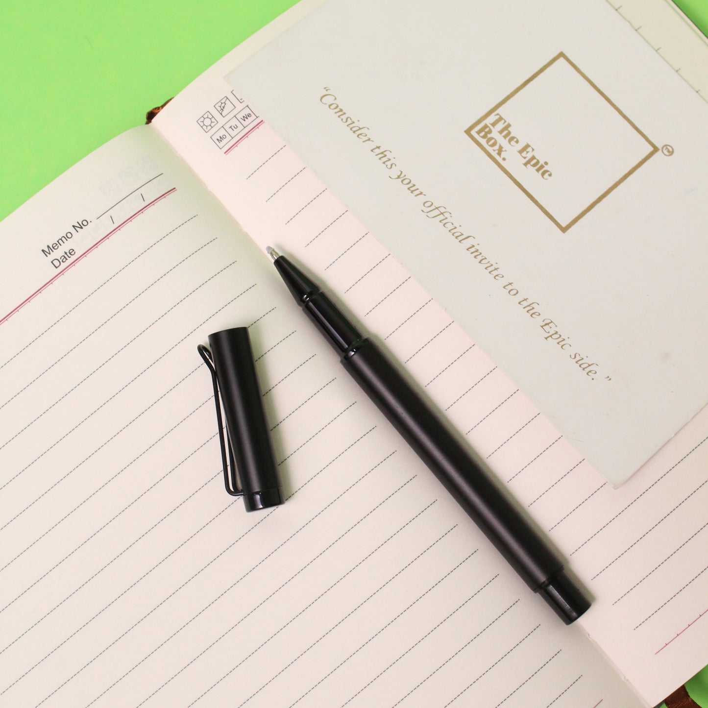 Personalized Minimalist Pen & Keychain Combo