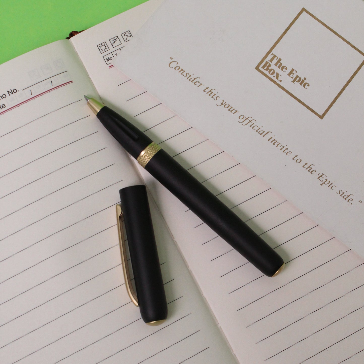 Personalized Luxe Pen & Keychain Combo