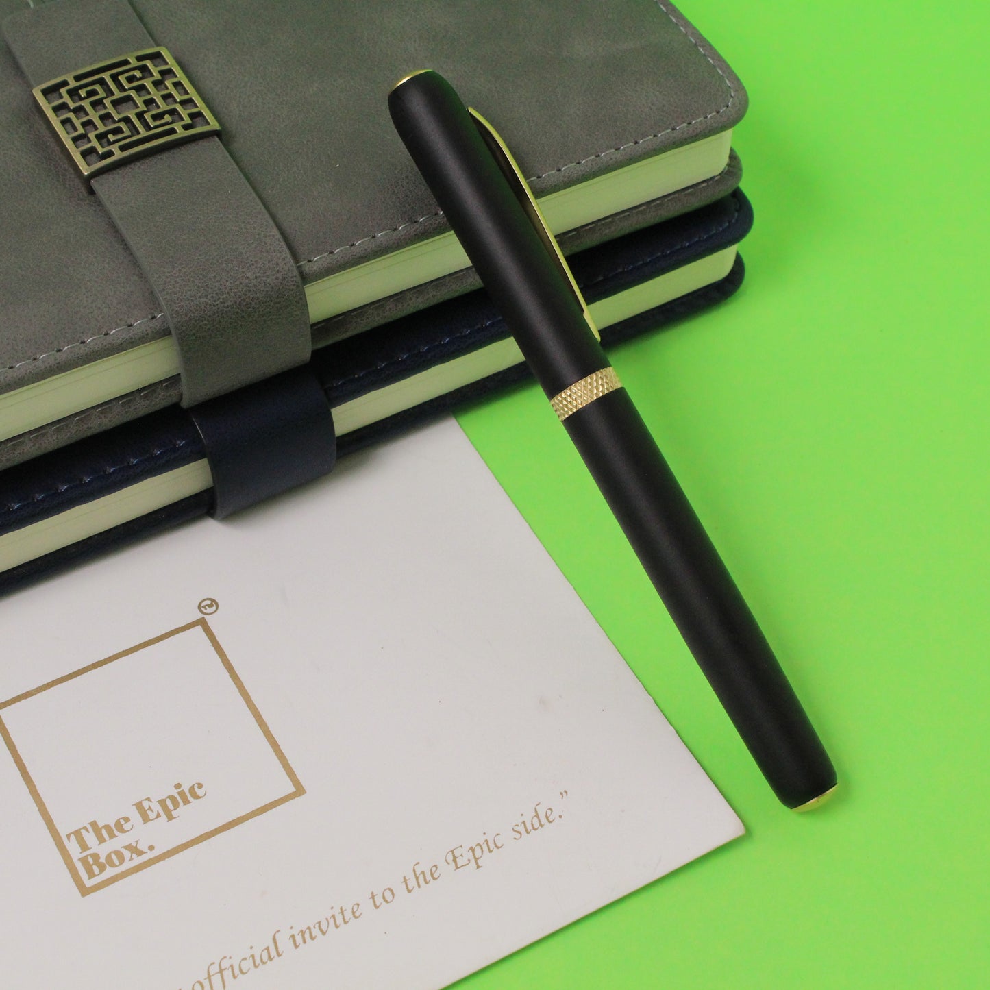 Personalized Luxe Pen & Keychain Combo