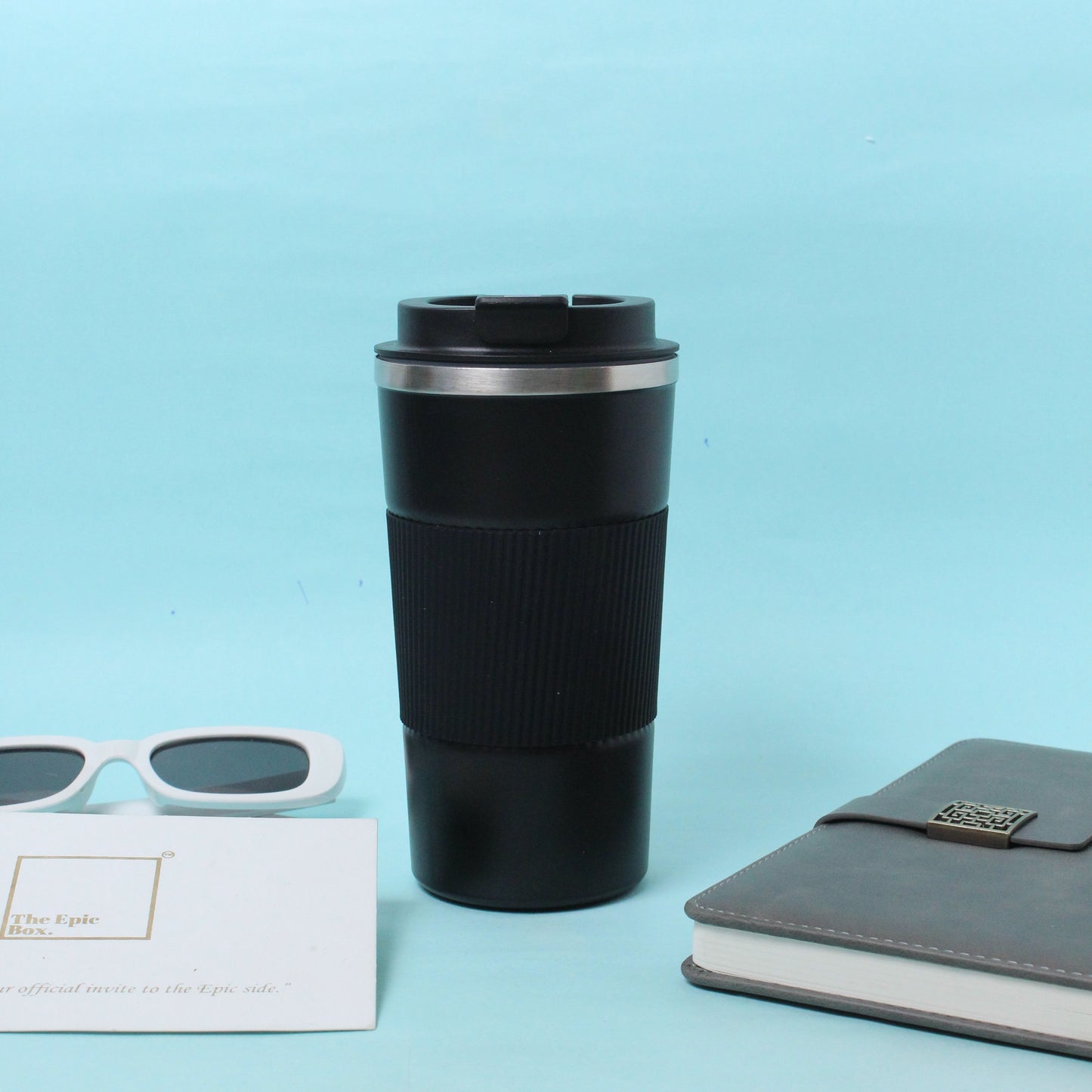 Personalized Flask With Silicone Grip