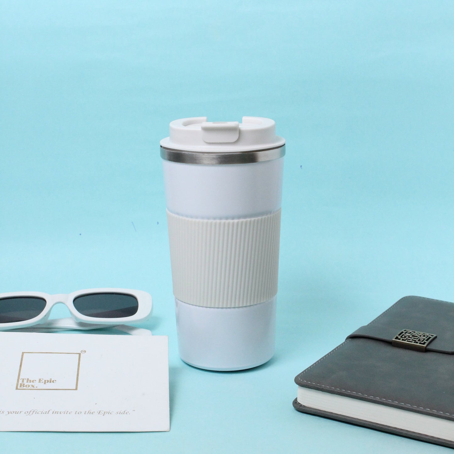 Personalized Flask With Silicone Grip