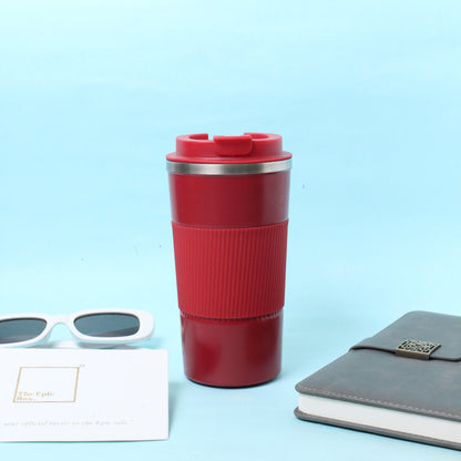 Personalized Flask With Silicone Grip