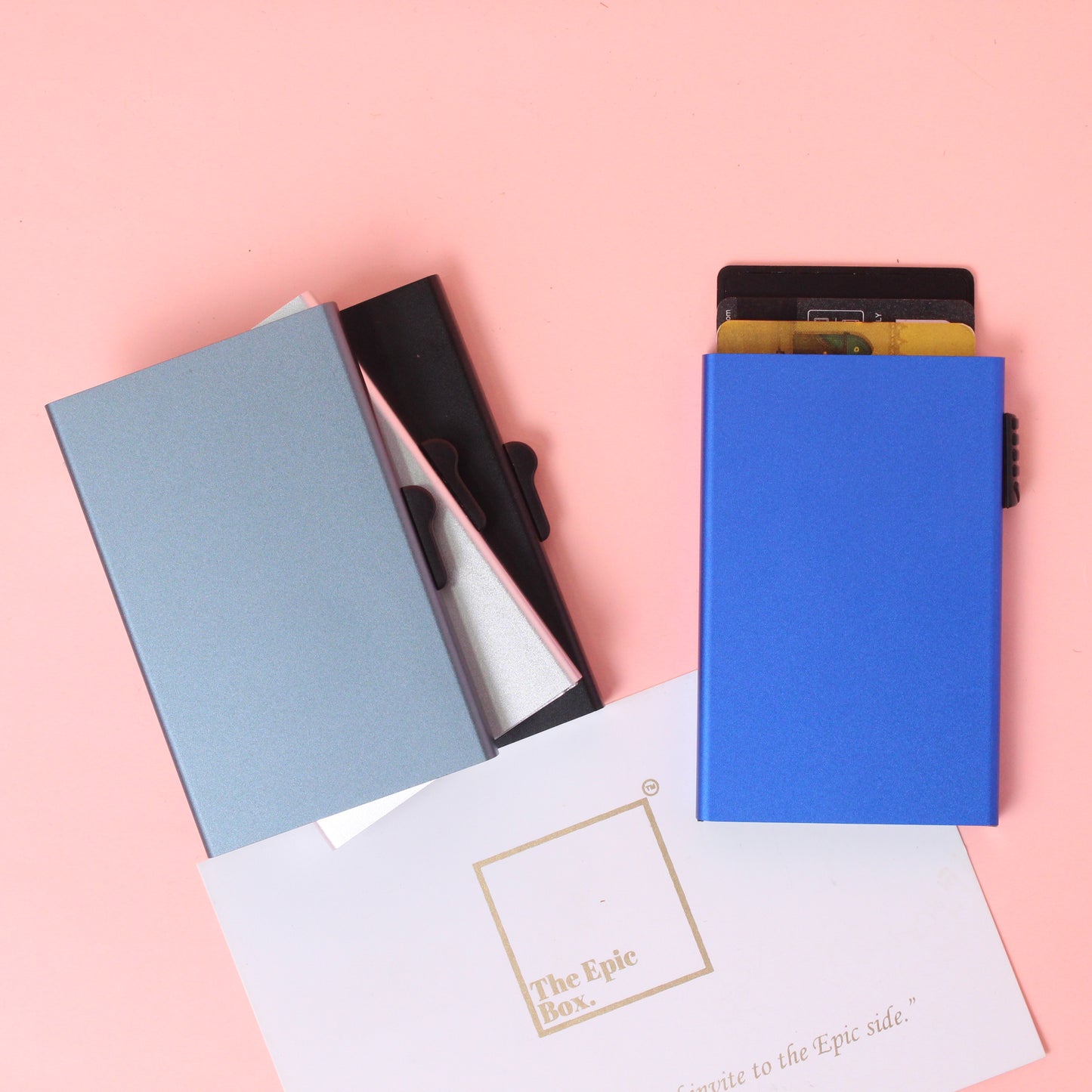 Personalized SmartPull RFID-Protected Cardholder