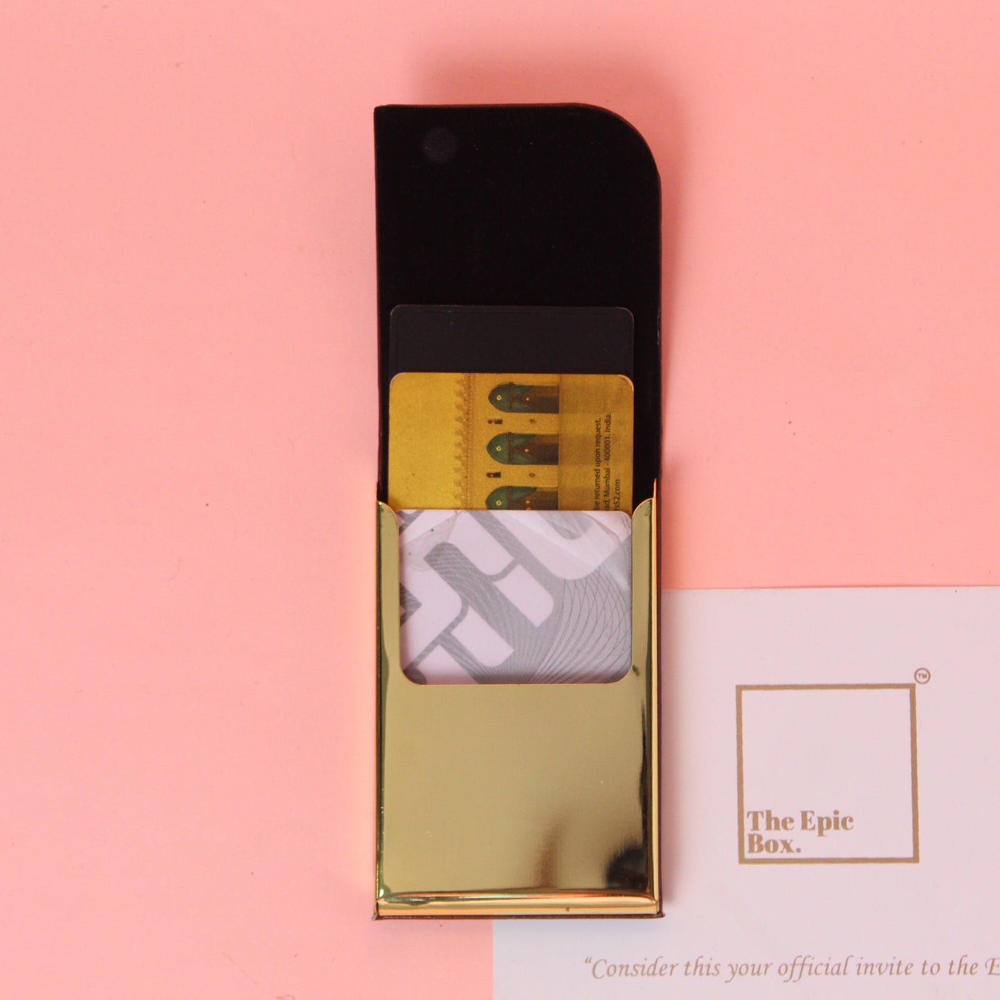 Personalised Elegant Pen And Cardholder Set