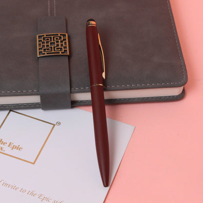 Personalised Elegant Pen And Cardholder Set