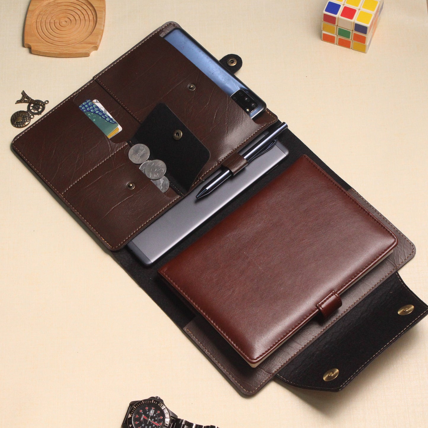 Personalized Ridge Texture Office Organizer