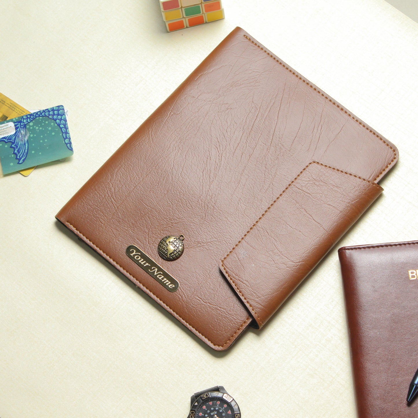 Personalized Ridge Texture Office Organizer